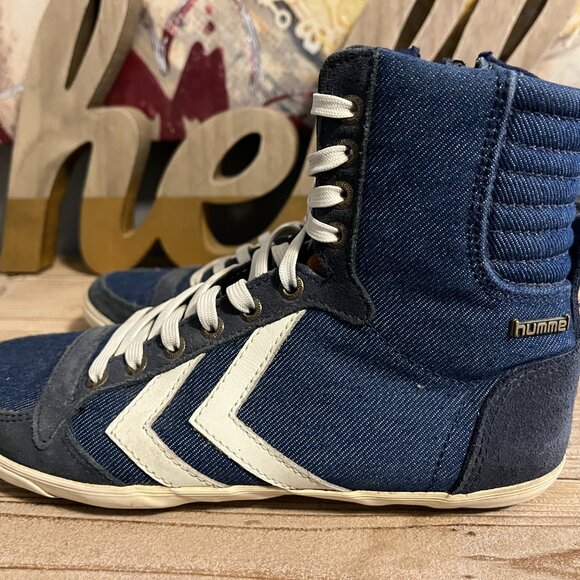 Hummel High Top Lifestyle Sneaker Shoes Trainers Size EUR 37(US 5) MEN"S - Picture 3 of 11